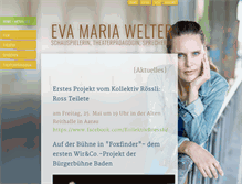 Tablet Screenshot of eva-welter.ch